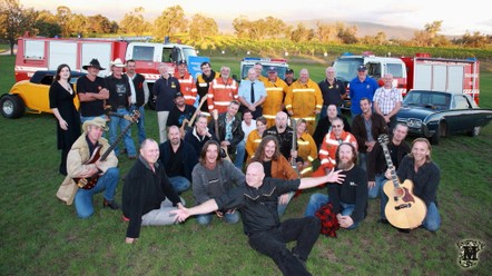 Bushfire Relief Concert members, Promotional Photo, Yarra Valley - Mandalay Photography