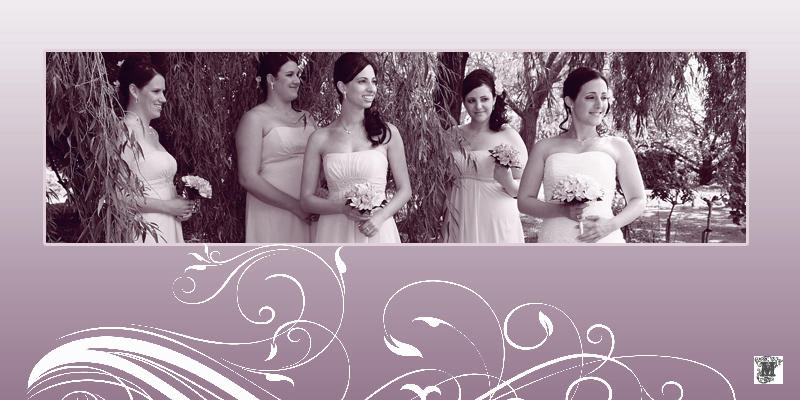 Sample Wedding Photo Book page layout