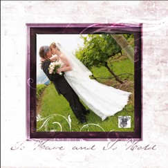 Sample Wedding Photo Book page layout